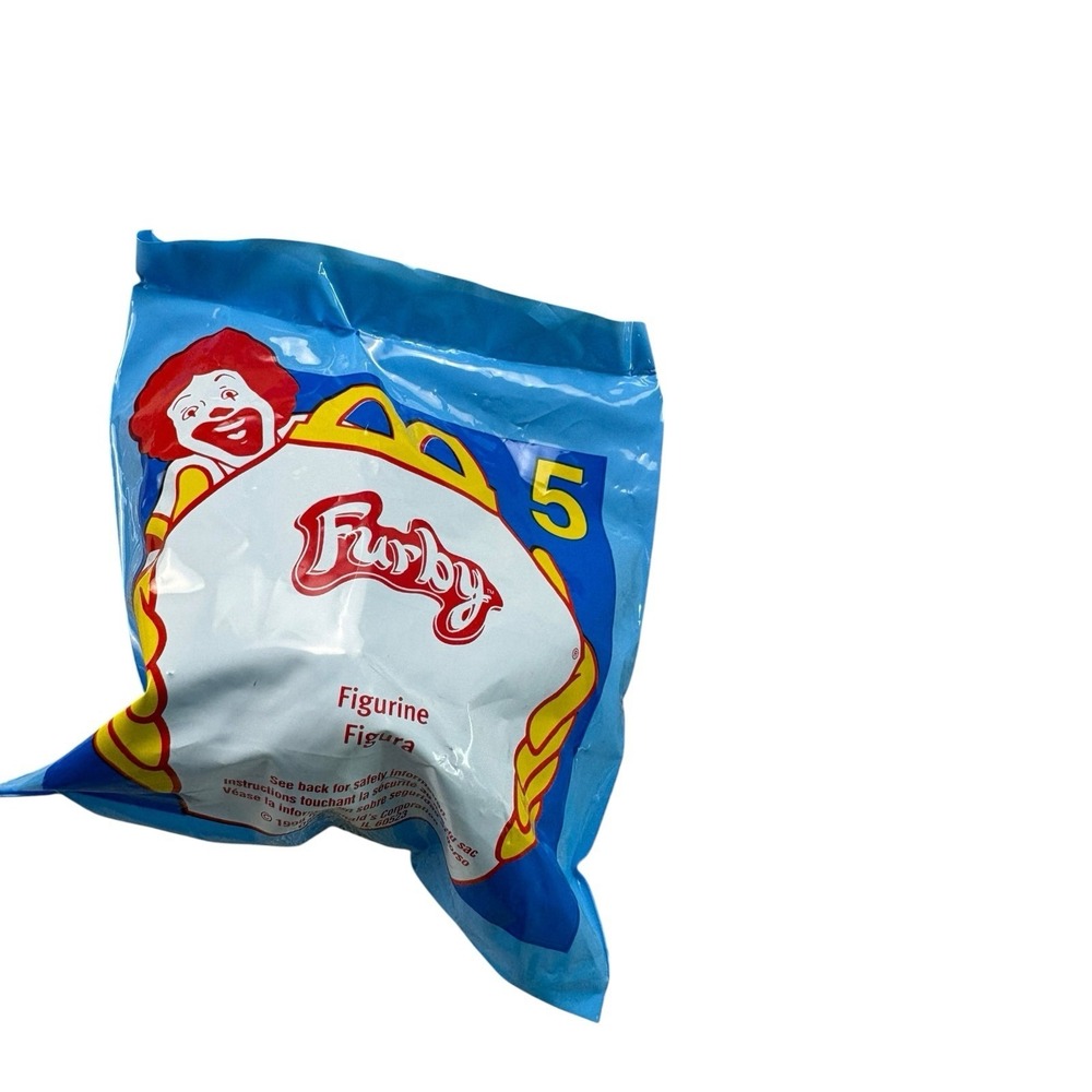 1998 McDonald's Furby Figure Toy #5 Sealed Happy Meal Collectible